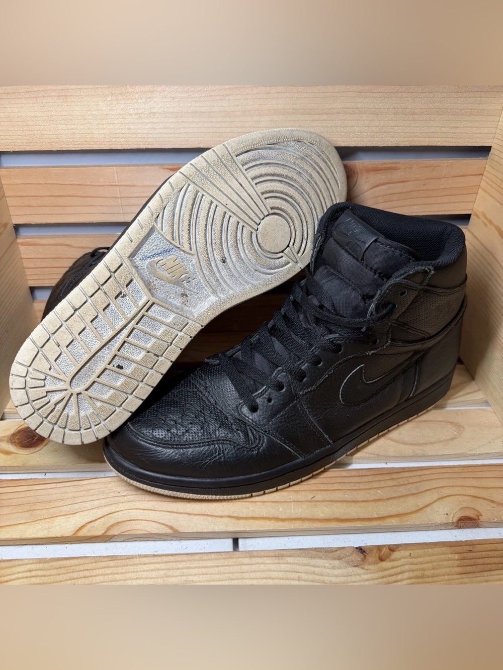 Air Jordan 1 Retro High OG Perforated Sneakers Shoes [555088-002] Men’s Size 11